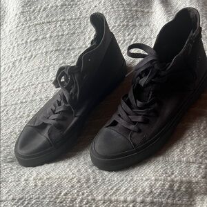 Levi's Charcoal High-Top Sneakers